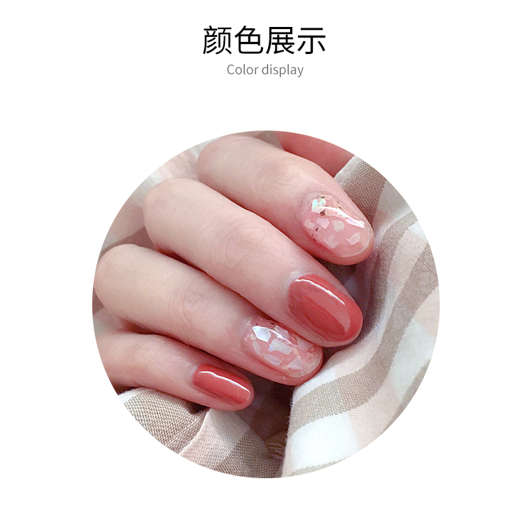 Sơn móng tay gel làm trắng lâu dài 2019 sức khỏe phổ biến mới cà chua hoang dã khói đỏ sơn móng tay màu đỏ - Sơn móng tay / Móng tay và móng chân sơn móng tay trong suốt