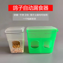 Pigeon chute supplies and utensils Carrier pigeon breeding equipment Bird food box sink Pigeon anti-sprinkling grain chute food box