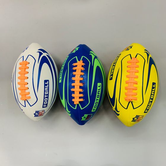 No. 3, No. 6, No. 9 series American football youth outdoor training children's toys, non-damaging, soft leather and comfortable