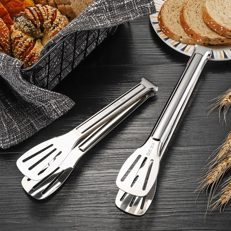 Commercial Food Clip 304 Stainless Steel Thickened Frying Steak Exclusive Dining Clip Kitchen Food Roast Bread