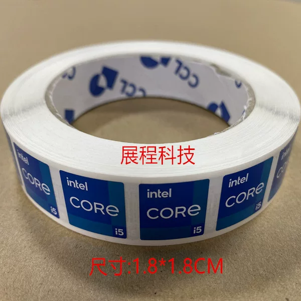 Оригинальная наклейка процессора INTEL11 12 13 14 поколения для ноутбука настольного CPU