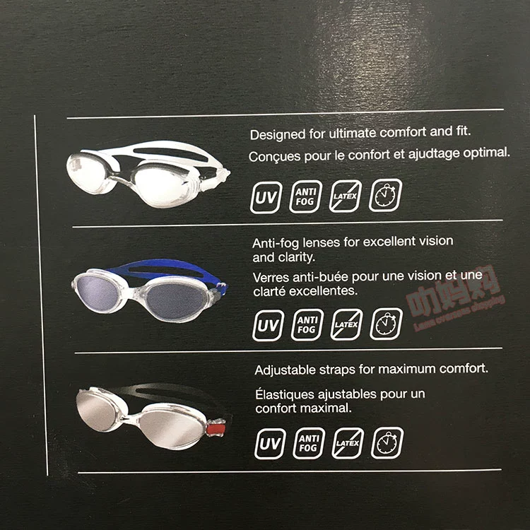 Canada mua kính bảo vệ người lớn speedo ba tải