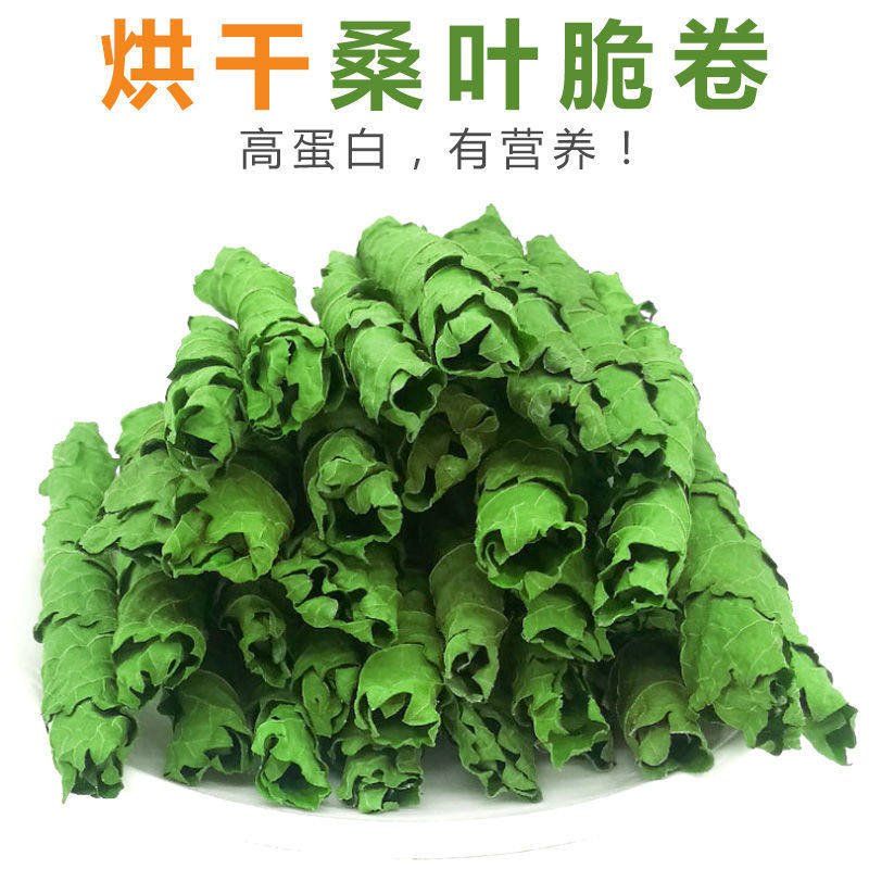 Hand-picked dried mulberry leaves crispy rolled dry leaves high protein rabbit chinchilla guinea pig guinea pig hamster feed hay 50g