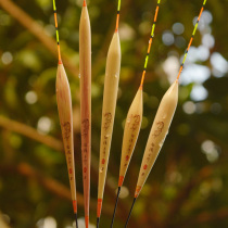 White shallow handmade reed floating high sensitive polyculture buoy black pit light mouth crucian carp drifters