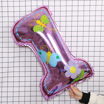 Party Birthday Cartoon Digital 1 Aluminum Film Balloon Decoration Children 1st Birthday Arranged Baby Room Supplies