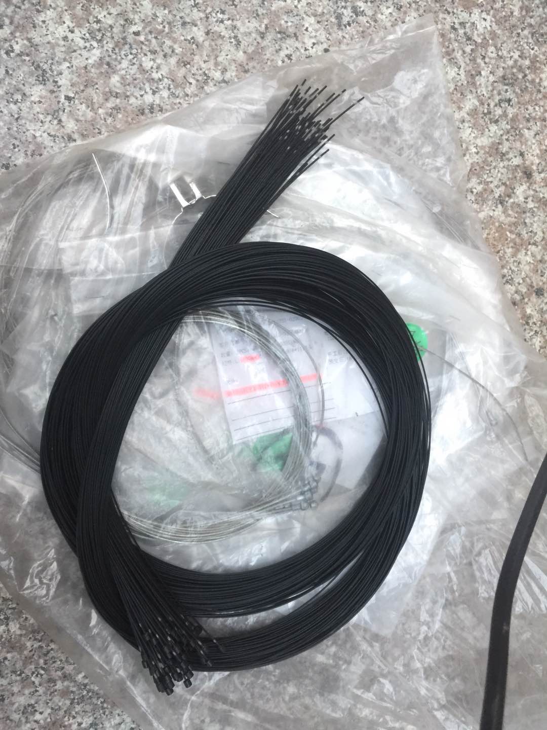 Taiwan original high precision grinding coating variable-speed and brake line All stainless steel black Trich Long 1800 long