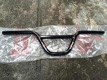 BMX 22 2mm Chrome molybdenum steel double beam show handlebar 6 5 inch 4130 chrome molybdenum steel Black