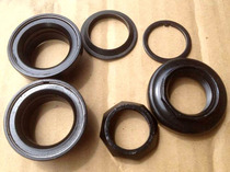 Taiwan made 25 4 fork external bearing tooth bowl set steel waterproof 30mm head tube frame with black