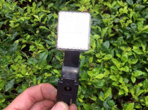 Bicycle silver white reflector Front and rear warning light clip ring 22 2mm 25 4mm with quick buckle