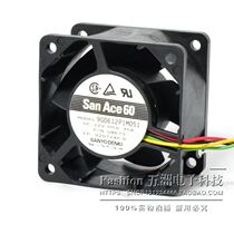 Mountain Yang 6038 12v 0 35A 6cm 4 line needle double ball temperature control speed control server fan