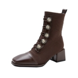 Martens, осенние короткие сапоги, эластичные носки, удобная обувь