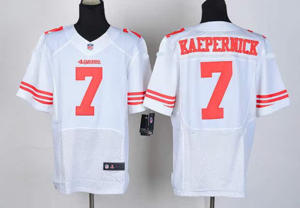NFL Football Jersey San Francisco 49 People San Francisco 7 # KAEPERNICK Phiên bản ưu tú - bóng bầu dục bóng bầu dục Mỹ