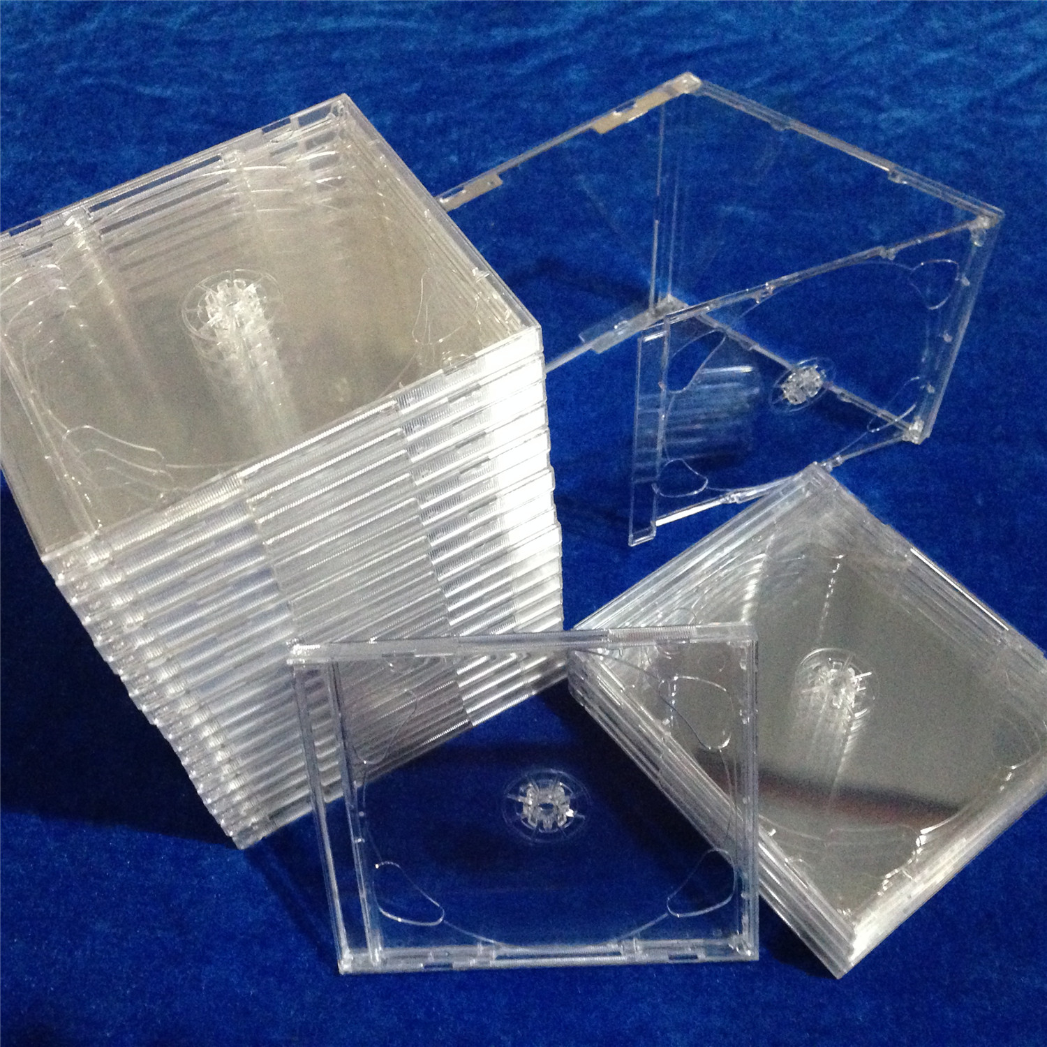Imported European and American 2 disc boxes, transparent CD boxes, double CD boxes, plastic disc boxes, 2CD boxes, turn right