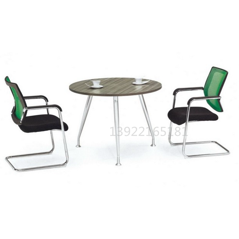 Plate type round fashion, simple modern conference table, desk, negotiation table, meeting table, stylish table and chair combination