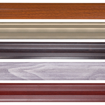 Aluminum Alloy Baking Varnish Sandblasted Flat Buttoned Strip Right Angle Closing Side Strip Stairs Buckle Large Right Angle Floor Special Collection Sides