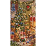 [ZZ7858-Рождественский мишка] Вышивка крестом 2025, новый стиль гостиной и столовой, простой и простой стиль животных