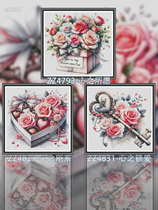 (Heart Series) Locking Love Desire Cross Stitch 2024 New Style