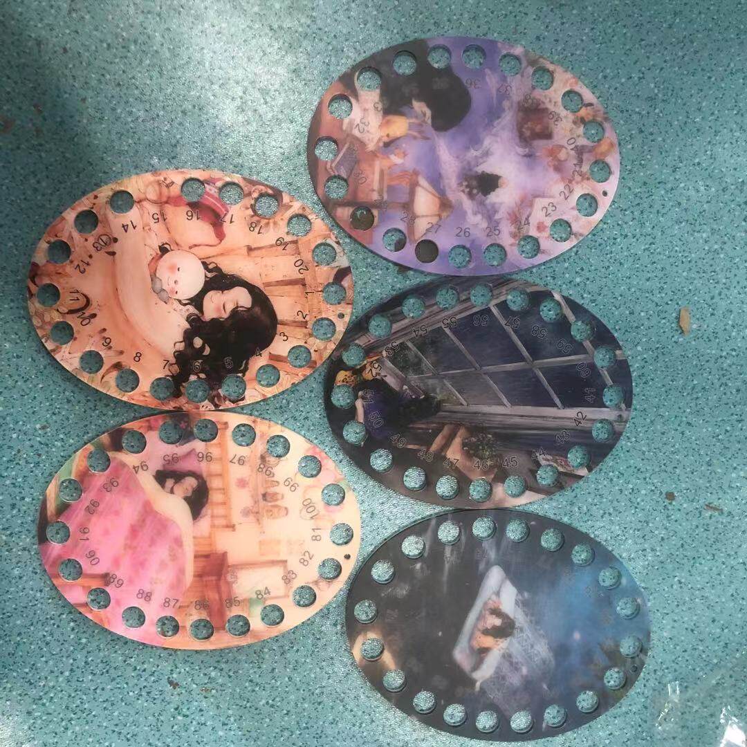 Pre-sale 5 one set forest girl (3rd set) 1-100 oval acrylic wire board cross stitch