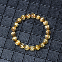 Titanium Crystal Bracelet Male style overbearing plate Titanium blonde crystal homely cat eye effect Merchants Leopard Leopard leopard Direct Sow