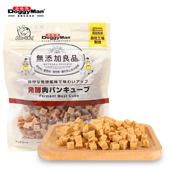 Japan's Dogeman additive-free fermented Q fun grains 180g dog snacks soft bread dog biscuits dog training snacks