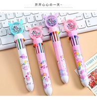 10 случайных десятицветных ручек-единорогов