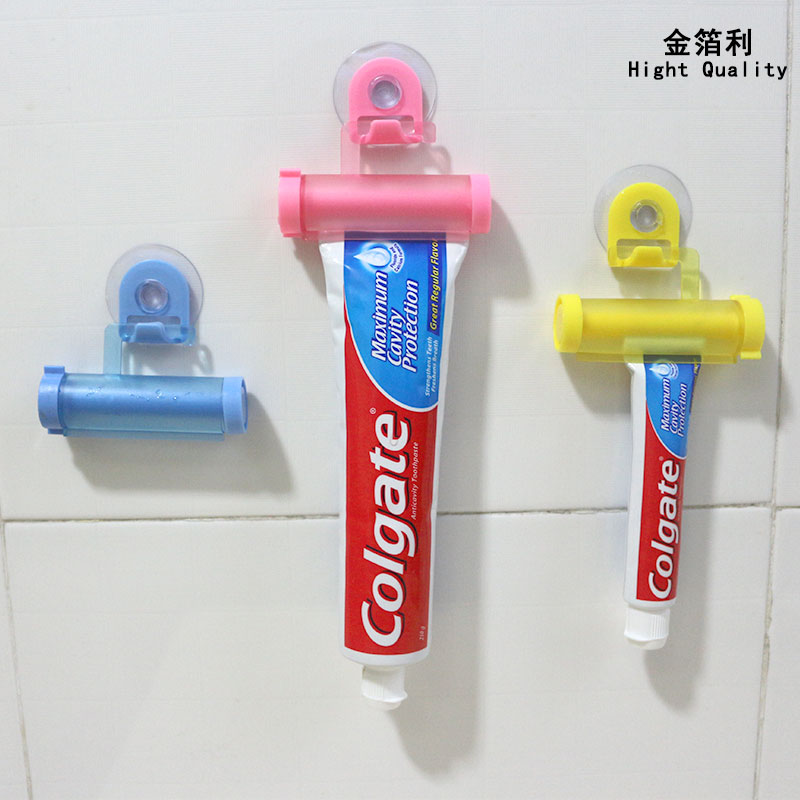Creative punch free multi - function toothpaste manual extruder can be mounted toothpaste household bathroom