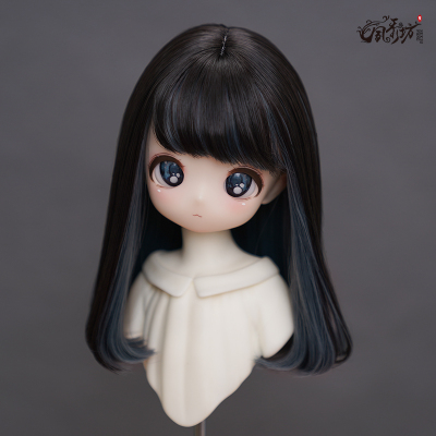 taobao agent 发 BJD wig color bangs bangs Bobo head