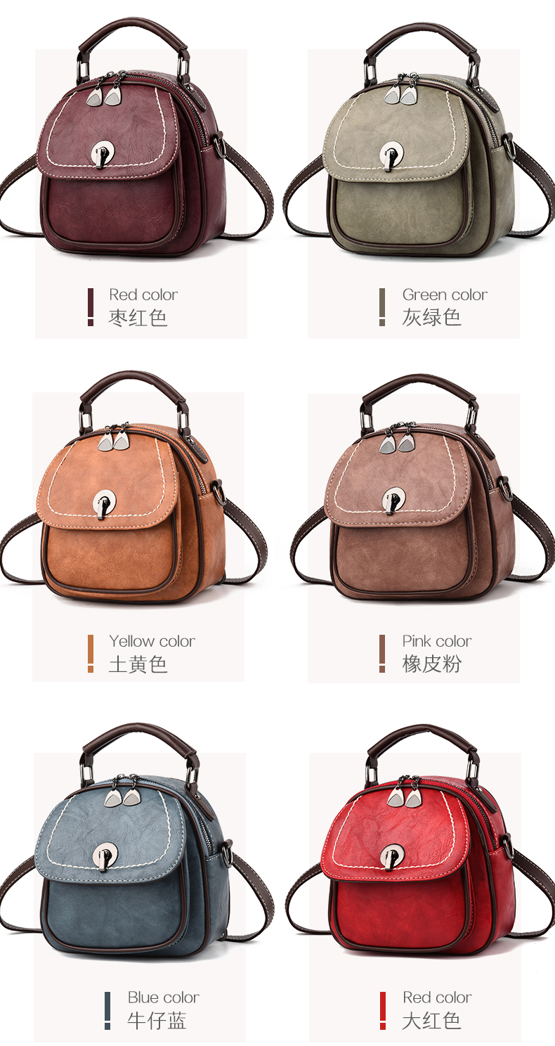Ba lô nữ 2018 mới phiên bản Hàn Quốc của thời trang hoang dã mini đeo vai Messenger túi đeo chéo nữ nhỏ nhắn cá tính túi xách nữ