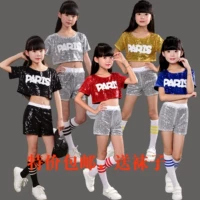 Bộ đồ nhảy jazz của trẻ em phù hợp với đội cổ vũ hip hop trang phục hip hop nữ sinh đường phố nhảy hiện đại quần áo bé trai