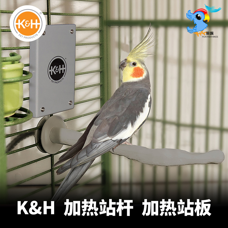 K&H Parrot Bird Constant Temperature Heating Station Pole for Warmth in Winter, Suitable for Young Birds and Cockatiel Cages, Replaces Ceramic Heaters K&H Parrot Bird Constant Temperature Heating Station Pole for Warmth in Winter, Suitable for Young Birds and Cockatiel Cages, Replaces Ceramic Heaters