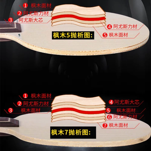 Ракетка для настольного тенниса, базовая плита, профессиональная ручка из сандалового дерева