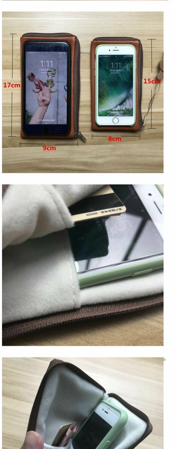 Apple iPhone XSMAX điện thoại di động bọc da dây kéo túi bụi treo cổ bảo vệ thay đổi gói thẻ nhung túi đeo chéo nam gucci