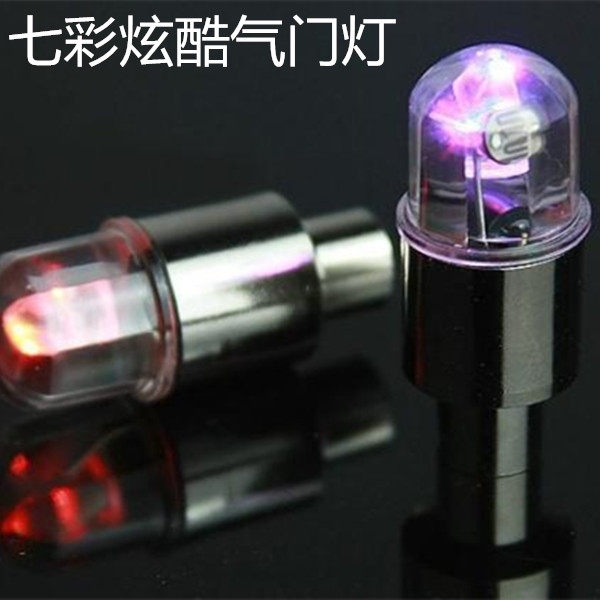Short VALVE CORE LAMP LOCOMOTIVE BIKE CAR UNIVERSAL SEVEN COLOR COLOR COLOR COLOR LIGHTS GAS MOUTH LAMP INDUCTION DECORATIVE LIGHTS