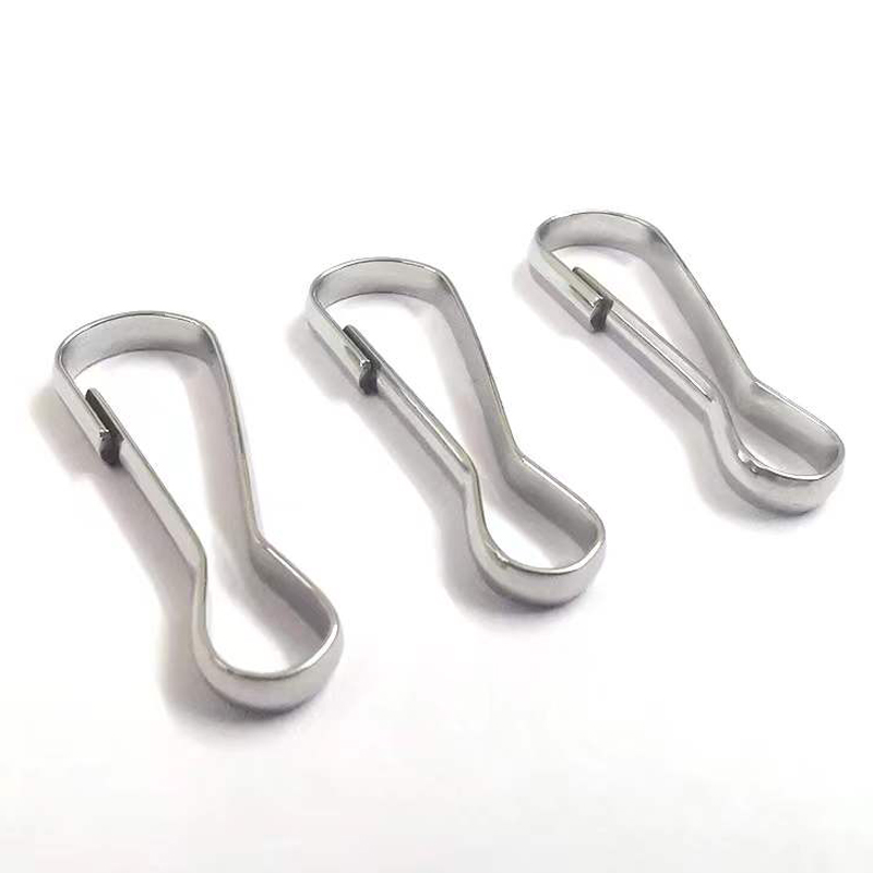 Keychain keyring wrought iron keyring scarlet fish mouth chain dog ring keyring open chain metal