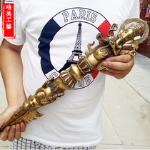 Beautiful pure copper instruments ornaments Buddhist supplies elephant head King King Kong Vajra Demon pestle Thai elephant nose God of Wealth