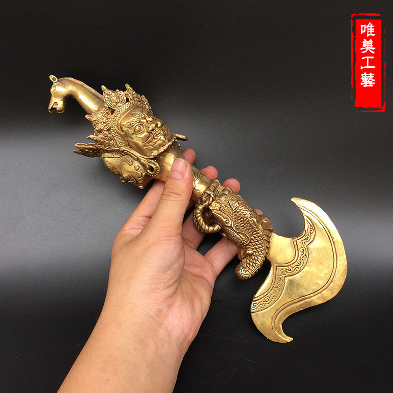 Meritocratic pure bronze Bronze Ware Pendulum Pieces Diamond Pestle Downpestle With Pestle Knife Density Zemo Sindong Phonoseki Pestle