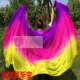 Belly Dance Khăn Silk Dance Hand Sợi Hiển thị Thực hành Hiệu suất Hand Ném Khăn Gradient Gradient Khăn đầy màu sắc - Khiêu vũ / Thể dục nhịp điệu / Thể dục dụng cụ