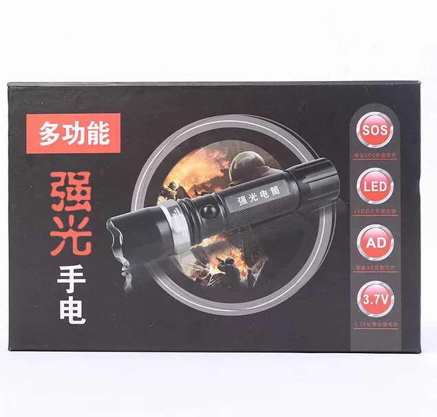 Bike, front headlights charging, travel flashlight, mountain lights, equipment gearboxed for cycling, set