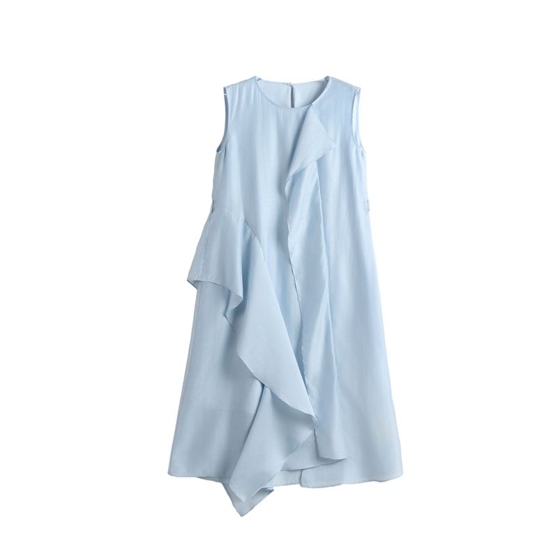 【Yuanqi Zhuzhu】 "Wind Fluttering Rhythm" Tencel Draped Sleeveless Dress M8Xl97898