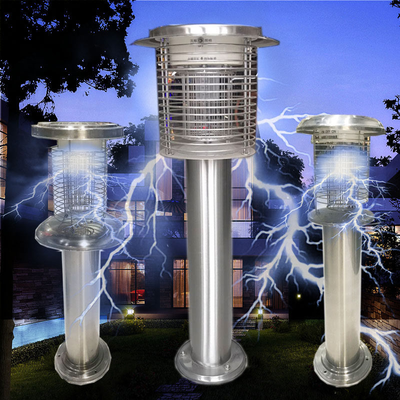Outdoor Solar Mosquito Lamp Home Outdoor led Electric Mosquito Trap Lawn Villa Courtyard Waterproof