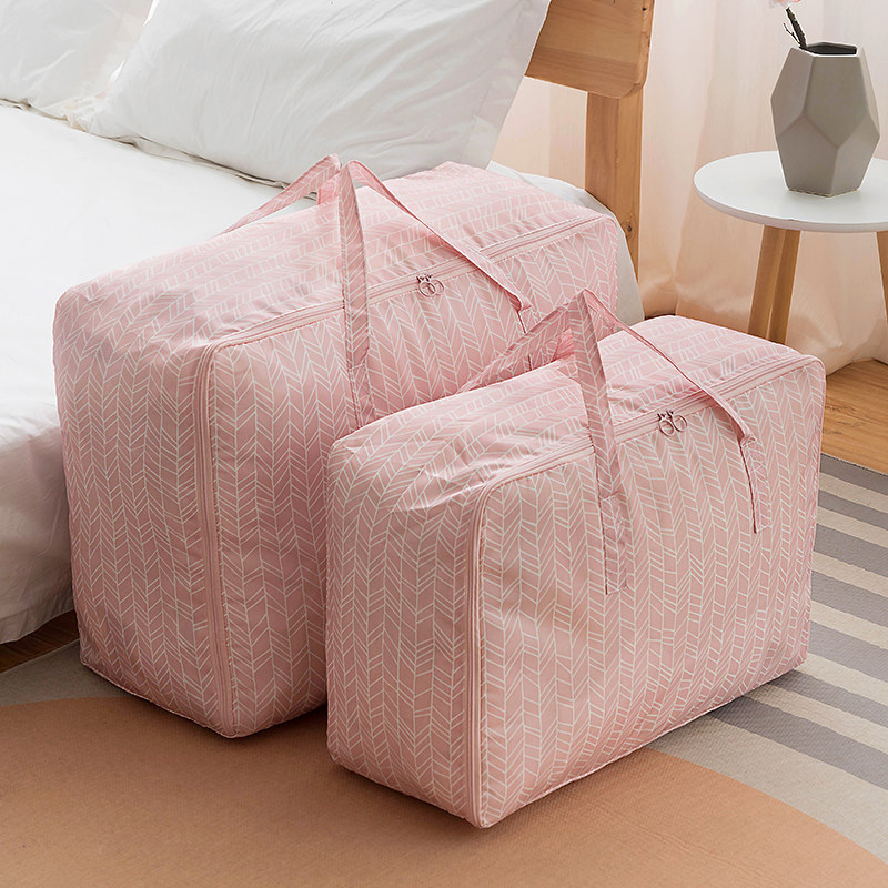 New Oxford Cloth Cotton Quilted Bag Clothing Packed Luggage Bag Quilted Bag Moisture Moving Theiner