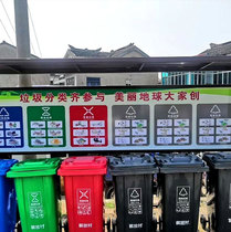 Outdoor Trash Sorting Kiosk Collection Kiosk Billboard Custom Made Removable Stainless Steel Promotional Bar Guide Kiosk