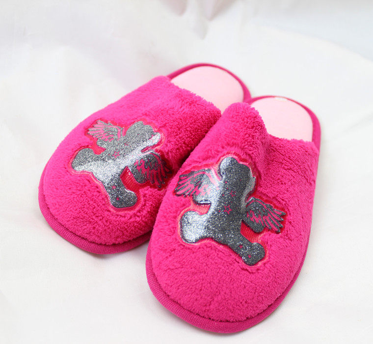 Pantoufles enfants en suède pour printemps - semelle caoutchouc - Ref 1026809 Image 11