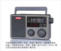 Tecsun Desheng RP-307 Portable DSP Digital Modem Radio Bluetooth Speaker Digital Player