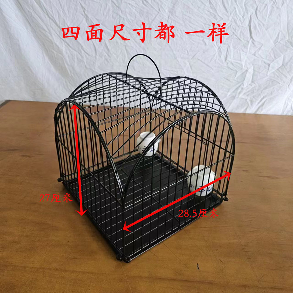 Metal Bird Cage Chicken Coop Partridge Breeding Cage Bamboo Chicken Quail Mountain Chicken Pigeon Chic Rabbit Matchcage full of bird cages