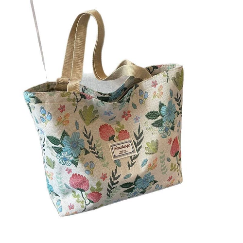 Вместительная и большая сумка на одно плечо, льняная сумка для выхода на улицу для матери и ребенка, городской стиль, подходит для студента