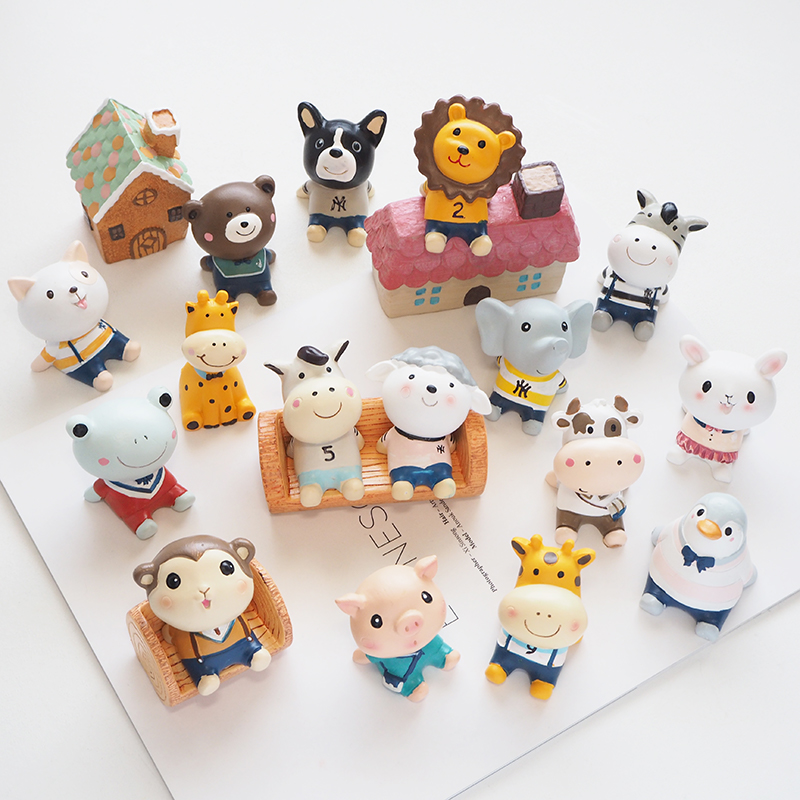 Car ornaments goddess mini rabbit piggy cute office book desktop healing small objects birthday gift