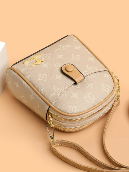 Brand Genuine Leather Phone Bag for Women 2026 New Fashion Mom Crossbody Bag Versatile Shoulder Bag Mini Coin Purse