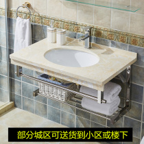 Bathroom washbasin Ceramic wall-mounted washbasin Bathroom Marble washbasin Combination washbasin washbasin