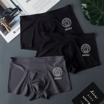 2022 New Mens Underwear Ice Silk Four Corner Tide Cards No Marks Slim Slim Summer Flat Corner Pants Boys Pants